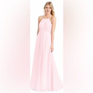 LEVKOFF Ginger Rose Petal Chiffon Gown. M (Measurements Based). NWT.